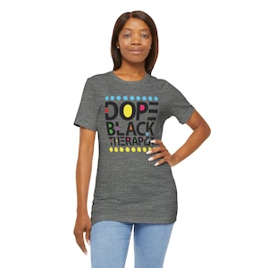 Dope Black Therapist, Therapist Shirt, Counselor Shirt, Mental Health Shirt, Therapist  Gift, Graduation Gift, Black Social Worker