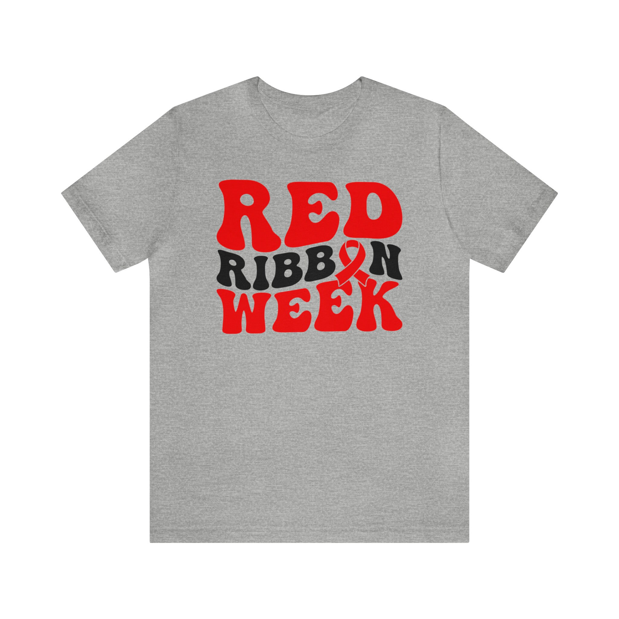 Red Ribbon Week Merch Retro Red Ribbon Week Shirt, Red Ribbon Week Say No to Drugs ...