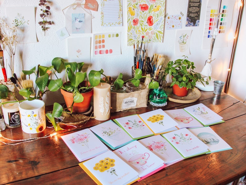 Cartão de felicitações personalizável com a mensagem de sua escolha, personalizado para festa de aniversário, batismo, casamento ou qualquer outra ocasião imagem 3