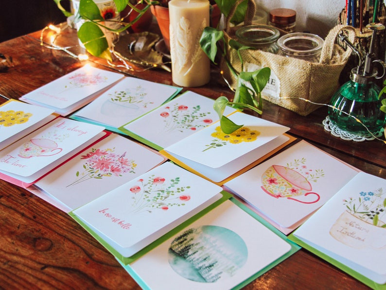 Cartão de felicitações personalizável com a mensagem de sua escolha, personalizado para festa de aniversário, batismo, casamento ou qualquer outra ocasião imagem 2