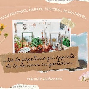 Carte d'anniversaire fleurie aquarelle | Carte cadeau "Joyeux Anniversaire" | Illustration de petites fleurs | Fait-main en France image 8