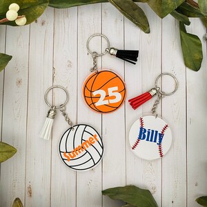Personalisierte Sport Schlüsselanhänger