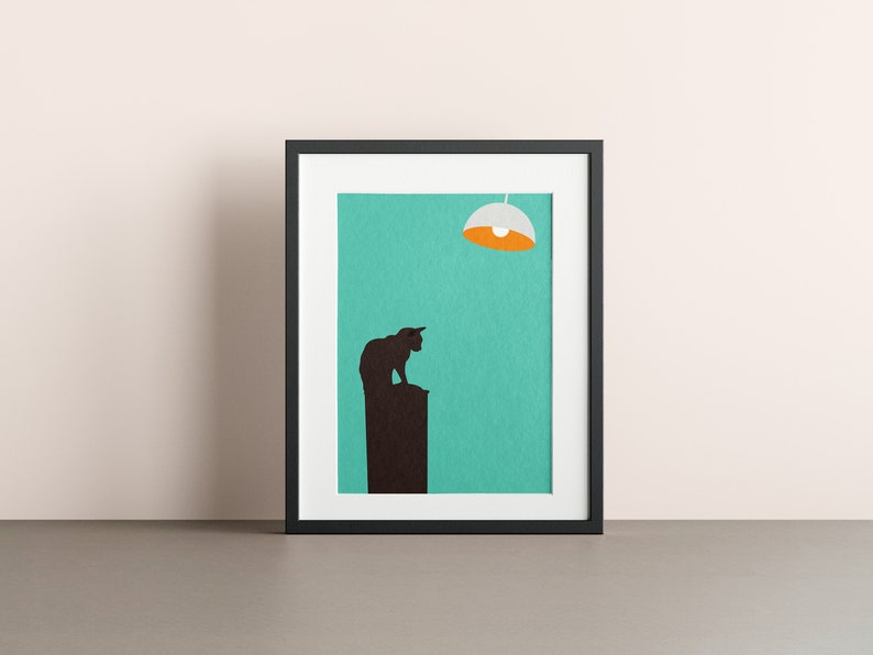 Printable Cat Wall Art Cat Print Animal Print Printable Etsy