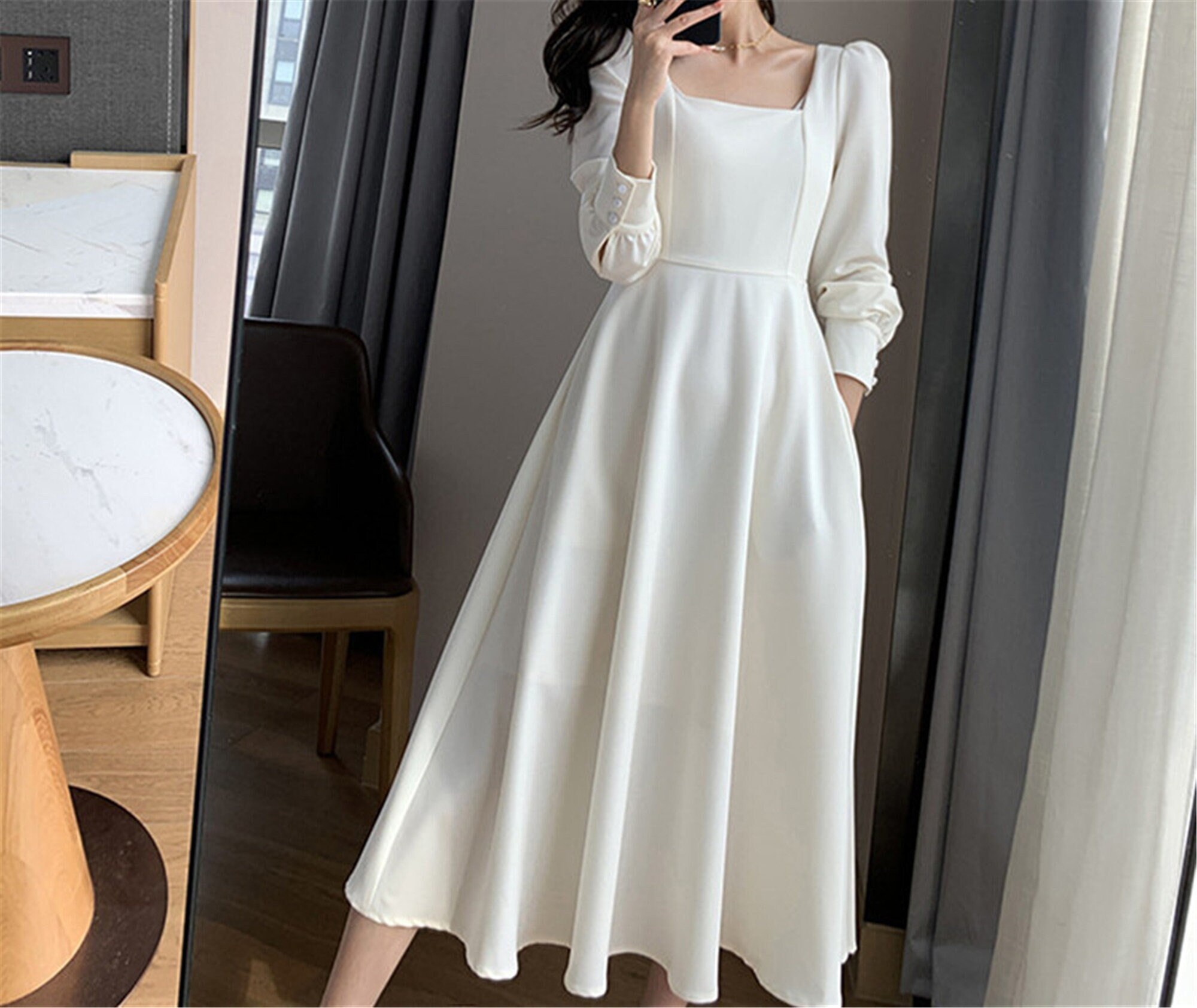 Midi Dress Formal - Etsy