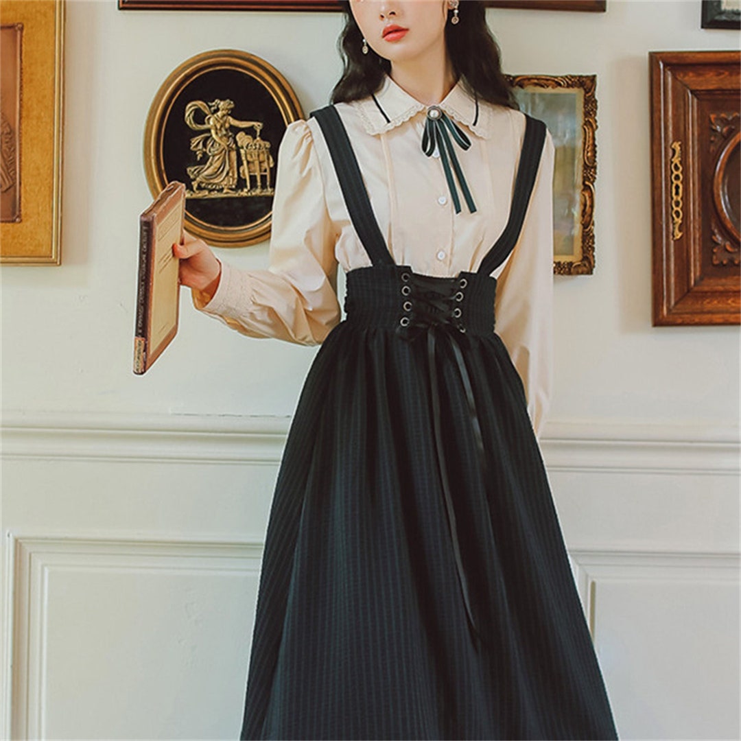 Elegant Victorian Dress French Vintage Dress Long Sleeve - Etsy