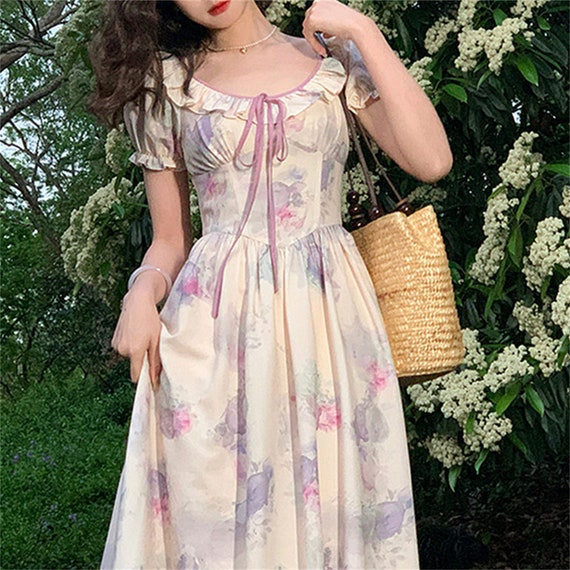 Vintage clearance print dress