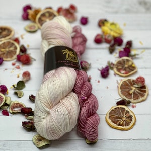 Memories - Sock Set, Merino/Nylon Yarn, Superwash, Fingering Weight Yarn, Speckled Yarn, Pastel Yarn, Mini Skein, Knitting Yarn, Crochet