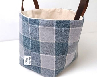 Shaggy Baggy Tote - Yarn Tote, Knitting Bag, Crochet Bag, Sewing Bag, Handmade Tote, Project Bag, Cotton and Canvas Bag