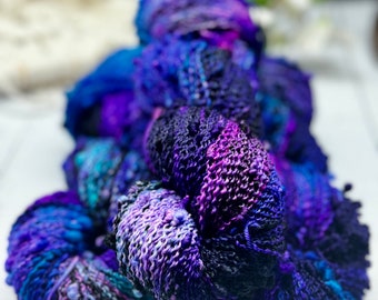 Mermaid Tales -  Slub Sock, Hand Dyed Yarn, Merino/Nylon Yarn, Indie Dyed Yarn, Sock Yarn, Fingering Weight, Indie Dyed, Ready to Ship