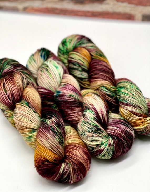 Paris - MCN, Merino, Cashmere, Nylon, Fingering Sock Yarn, Victorian Colors, MCN Sock Yarn, Sweater Quantities Available, Outlander Yarn