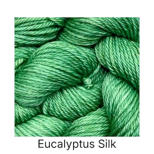 Eucalyptus Silk - Solid/Semi Solid - Indie Dyer, Hand Dyed, Fingering Sock Yarn, Hand Painted, Tonal Yarn, MCS, MCN, Merino, Worsted, Aran