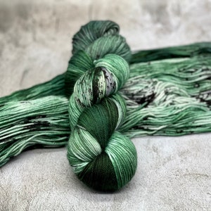 Aquarius -  MCN, Merino, Cashmere, Nylon, Fingering Sock Yarn, Teal Sock Colors, MCN Sock Yarn, Sweater Quantities Available