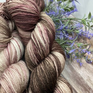 Somewhere in Time - Hand Dyed 75/25 Merino/Nylon Fingering Sock Yarn, Wool, Merino, Indie Dyed Yarn, Indie Dyer, Superwash