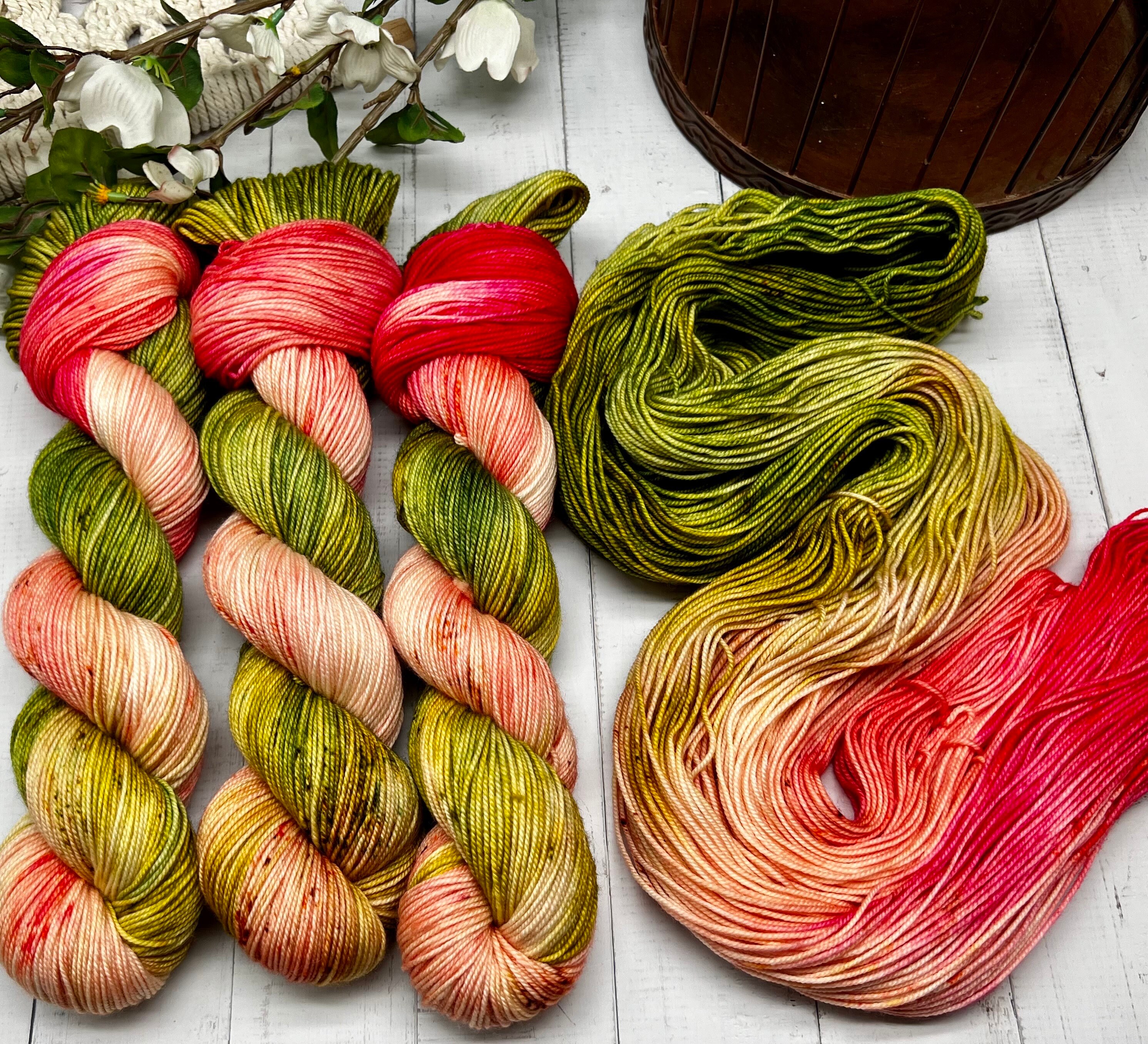 Yarn Clothes Spring Spring Kisses Set - Sport Weight Yarn, Suri Silk Superwash Merino Wool ...