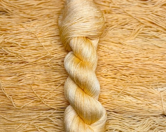 Peach Fizz - Indie Dyer, Handgefärbt, Handbemalt, MCS, MKN, Merino/Nylon, Geschenke für Sie, Stricken, Sommergarn, Bambus, Seide, Pastell