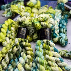 Butterfly Fly Away - Ready to Ship! Mini Fade Set, Merino/Nylon Sock Mini Skeins, Fingering, Monster Sock, Scrappy Socks, Gift for Knitters