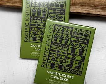 Doodle Deck (Jardin) - Modèle de tricot, grilles de tricot couleurs, Pacific Knit Co., Tricot