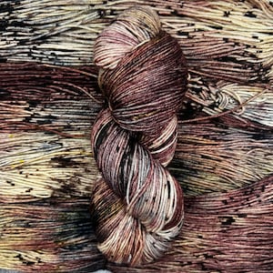 Alchemist  - Autumn Yarn, Hand Dyed, Fingering Sock Yarn, Hand Painted, Harvest Color Yarn, Holiday Yarn, Brown, MCS, MCN, Merino/Nylon