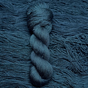 Selkie’s Secret - Indie Dyer, Hand Dyed, Hand Painted, MCS, MCN, Merino/Nylon, Gifts for Her, Knitting, Summe Yarn, Bamboo, Silk, Teal, Aqua