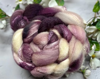 Vintage Lace - Wool for Spinning and Felting, Wool Roving, Hand Dyed Wool, Merino, Corriedale, Polwarth, BFL/Silk, Merino/Bamboo, Shaniko