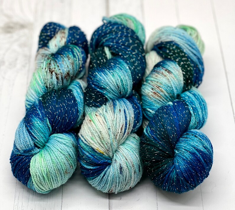 Cape Town Diamond Sock Merino/nylon/lurex Ocean Colors Etsy
