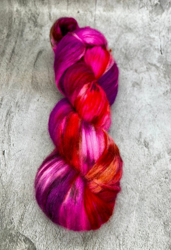 Winona - Baby Alpaca, Wool/Nylon Single Ply Bulky Weight Yarn, Hand Dyed Yarn, Indie Dyed Yarn, Chunky Weight Yarn, Non-Superwash