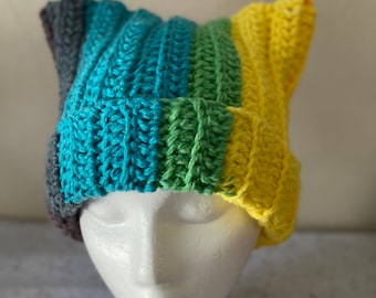 Rainbow beanie