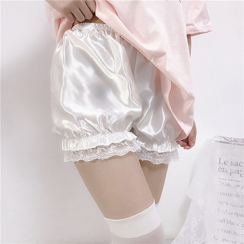 Lolita Bloomers, Leggings, Lace Leggings, Pumpkin Pants, White Bloomers, Satin Bloomers, Girls Bloomers, Mini Adult Bloomers.