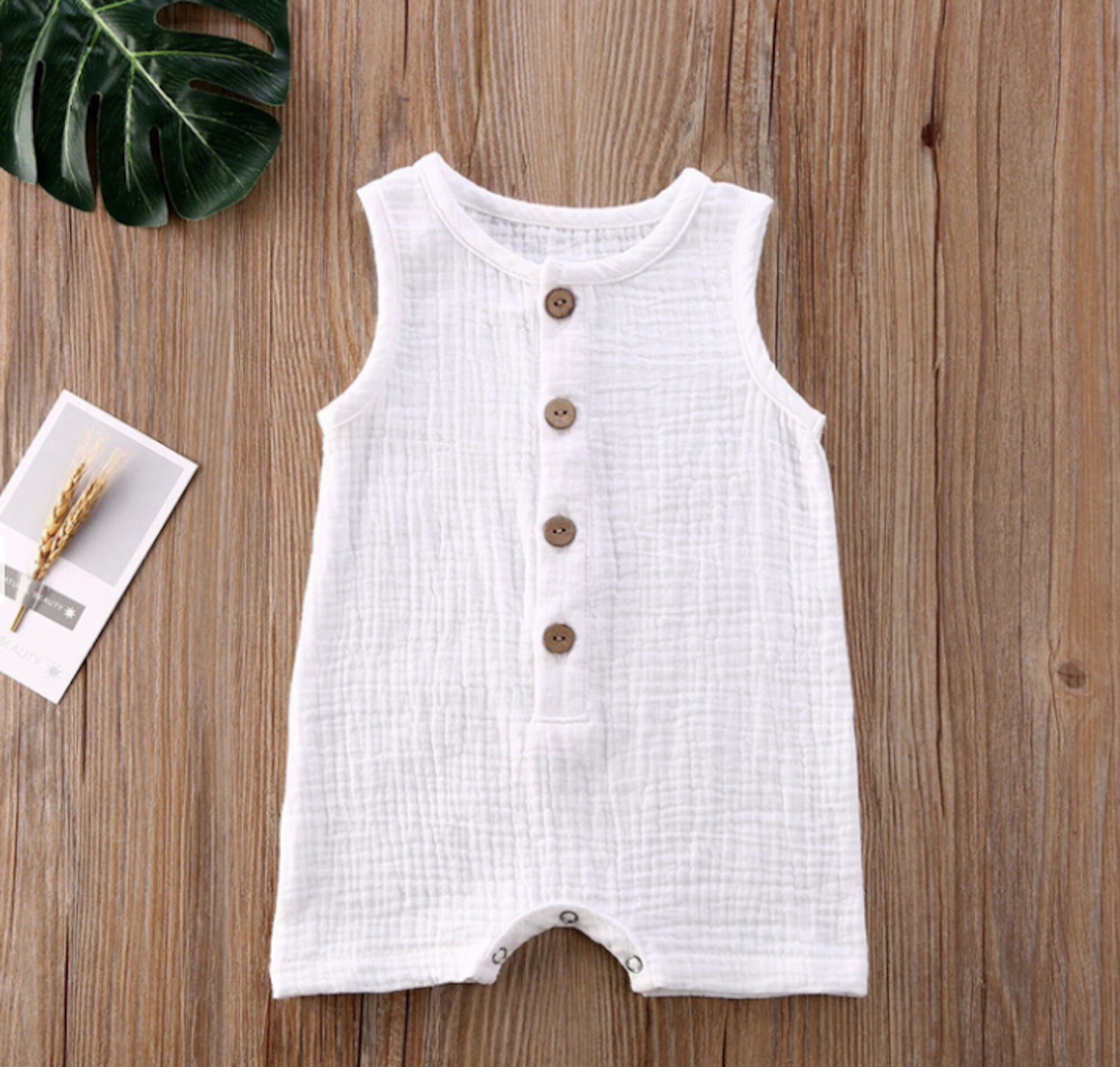 Cotton Baby Rompers Unisex Baby Rompers Summer Rompers Etsy