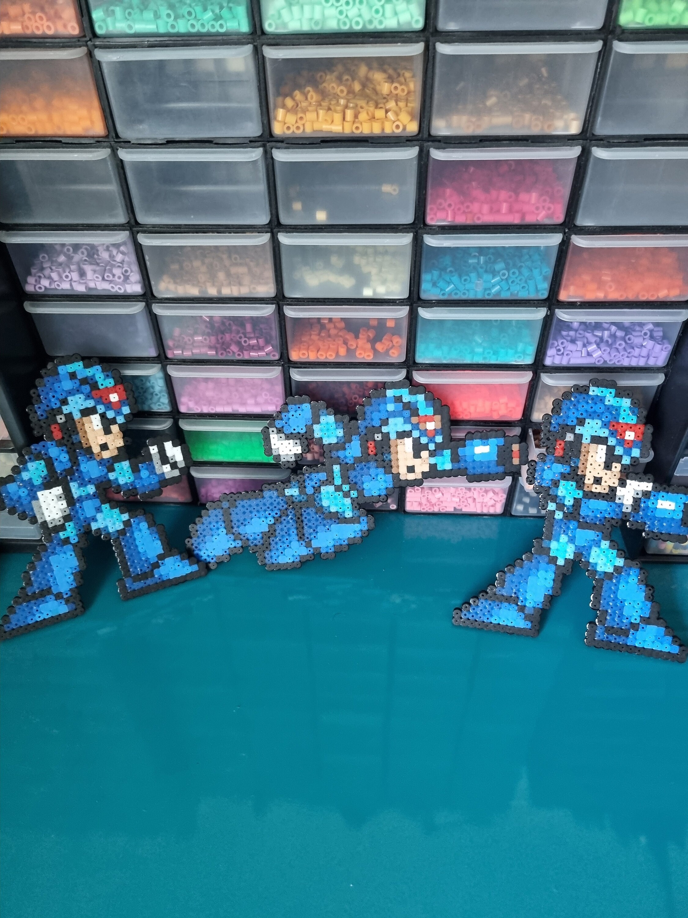 Mega Man X Made With Perler Beads - Etsy