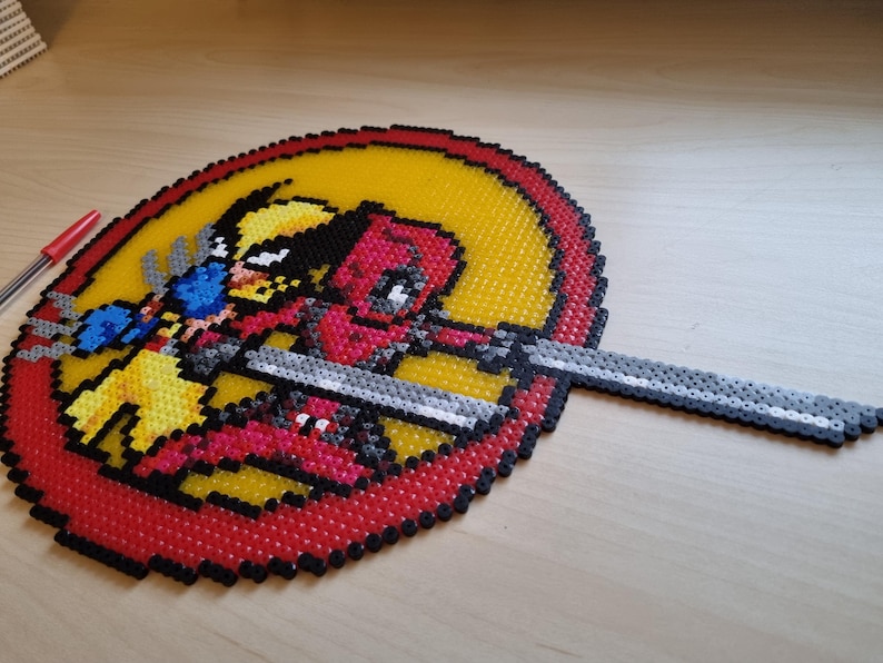 Deadpool and Wolverine Perler Beads Art || Hama Beads || - Etsy