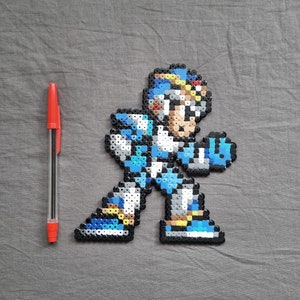 Mega Man X Armor Made With Perler Beads - Etsy