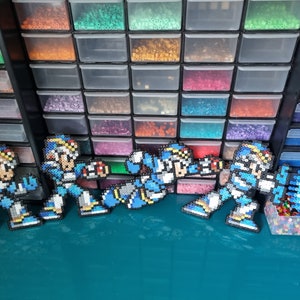 Mega Man X Armor Made With Perler Beads - Etsy