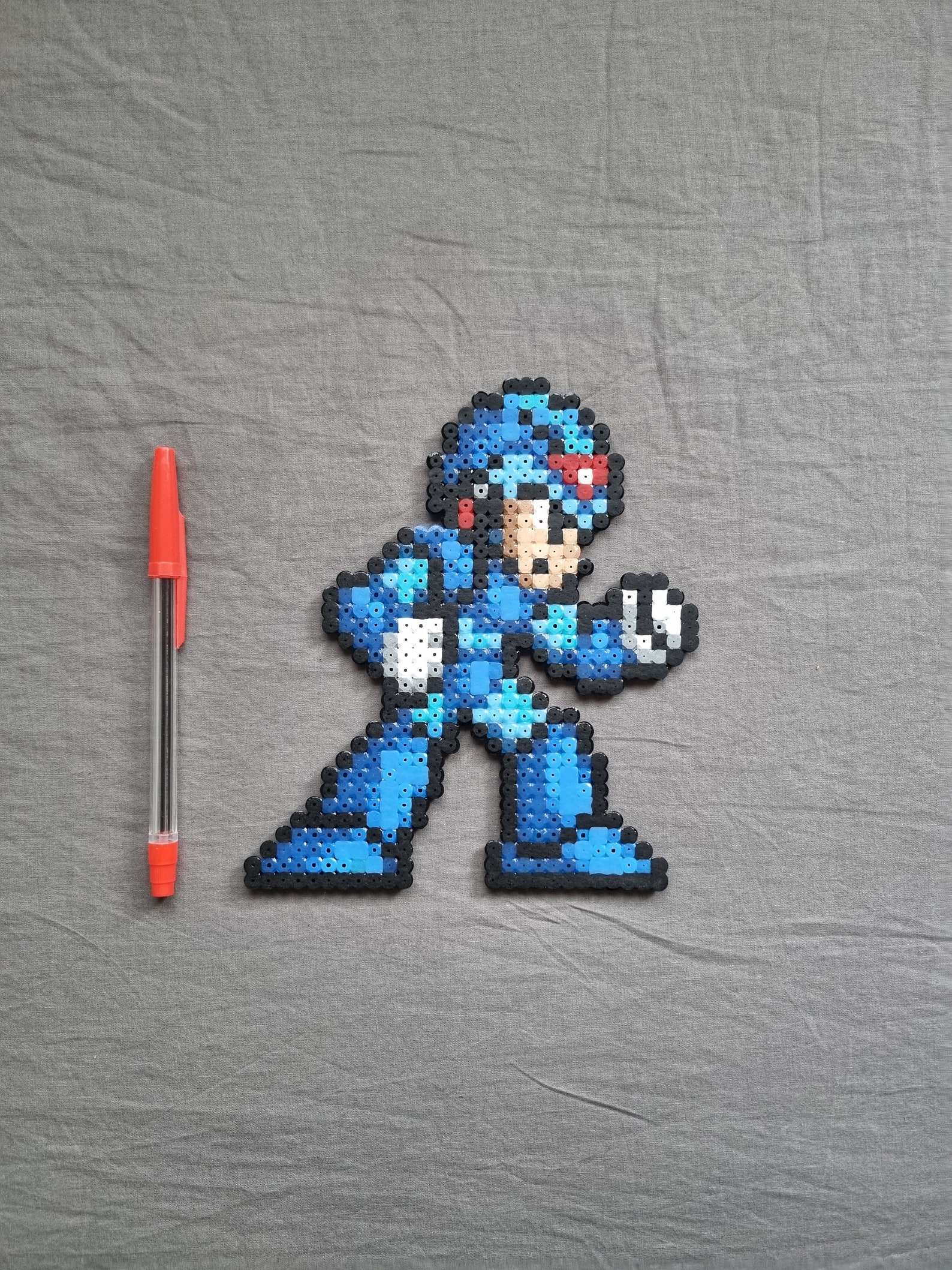 Mega Man X Made With Perler Beads Etsy