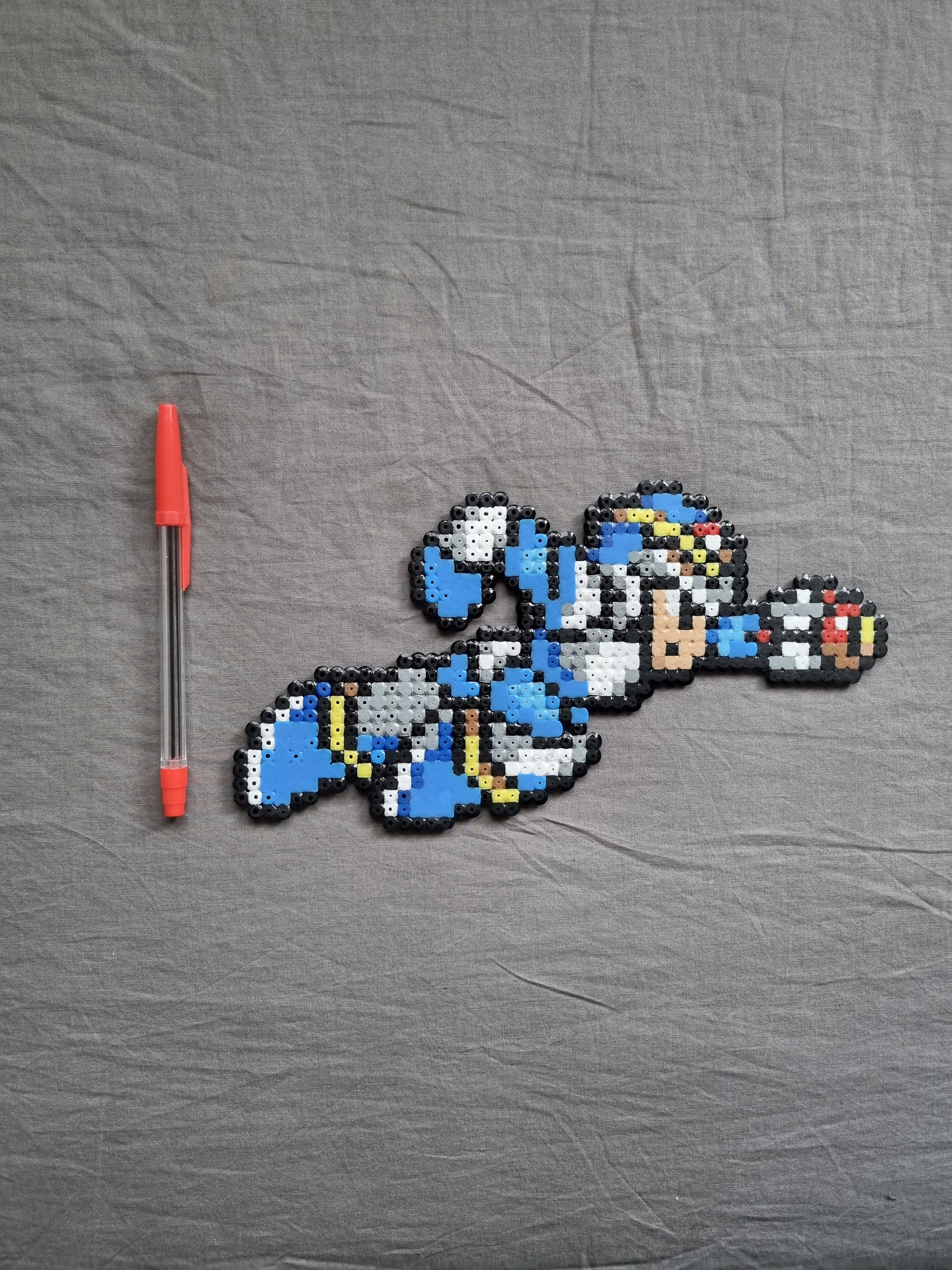 Mega Man X Armor Made With Perler Beads - Etsy