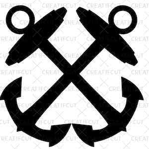 United States NAVY Boatswain&#39;s mate rating badge svg, USN BM insignia clip art. Boatswain mate png, cutting svg dxf and jpg files.
