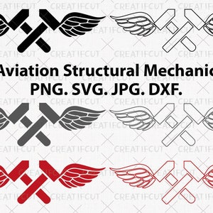 United States NAVY Aviation Structural Mechanic rating badge svg, USN AM insignia clip art. Aviation mechanic png, cutting svg dxf and jpg.