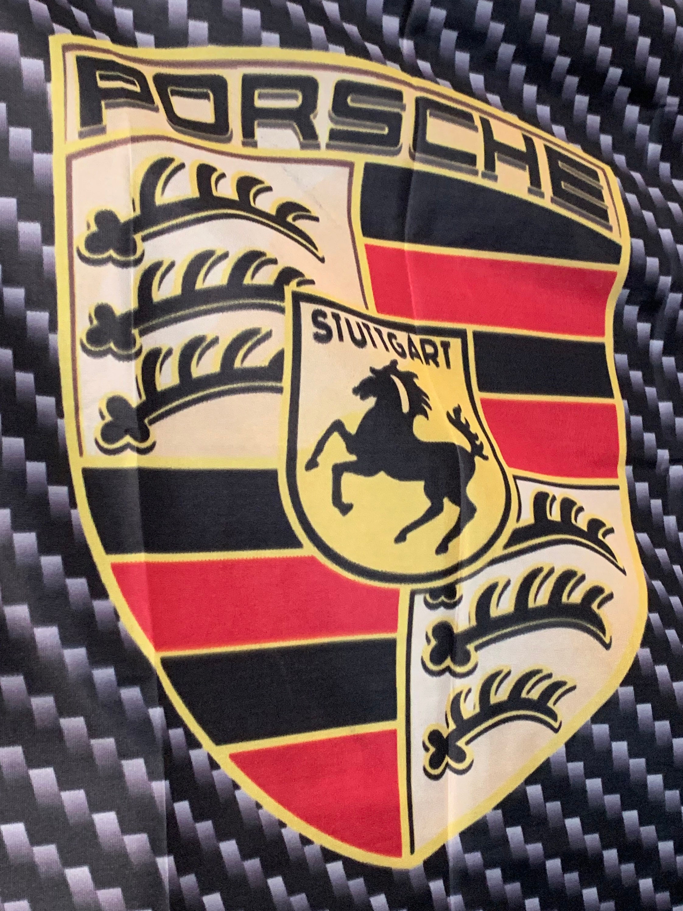 Porsche Flag Motorsport in Carbon Fiber background Flag 3 x | Etsy