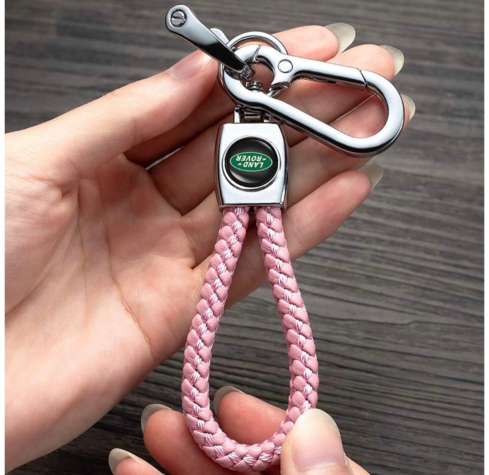 Land Rover Key Chain Black Leather or Pink Leather and Free Etsy