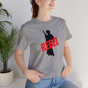 Rebel Princess Leia, Rebel Tshirt, Fan Made, Unique Design