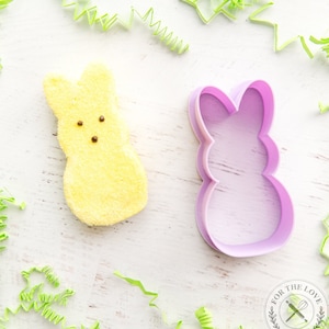 Bunny Peep Cutter: 3D Printed Marshmallow & Cookie Cutter