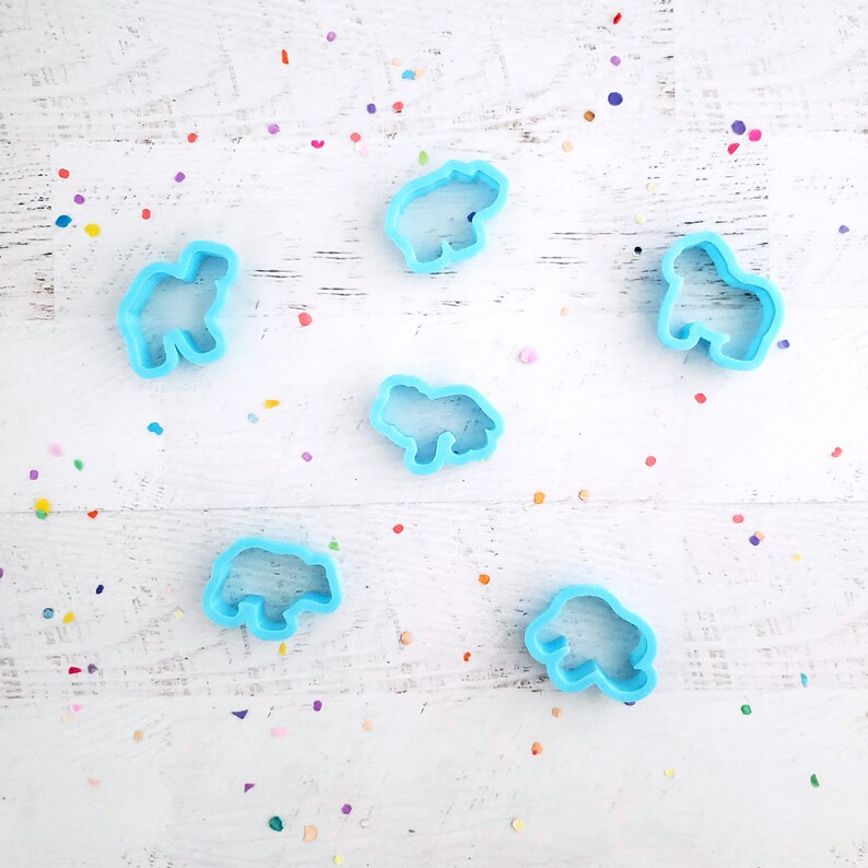 Circus Animal Cookie Cutter Set Etsy