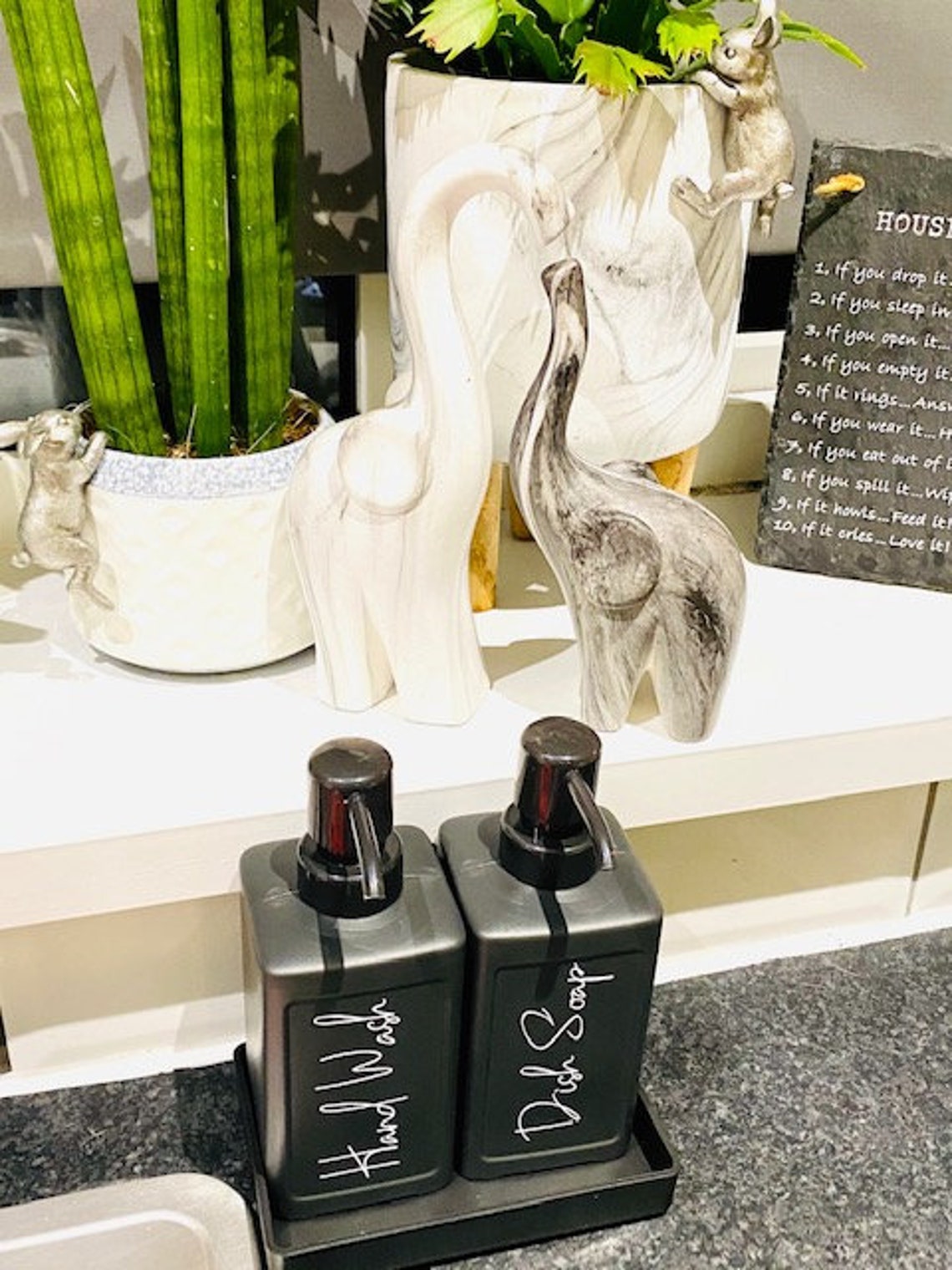 slate soap dispenser
