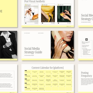 Social Media Strategy Template: Client Proposal, Canva (Digital Download) image 7