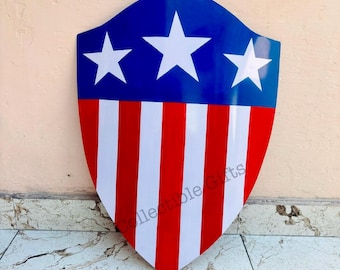 First Avenger Shield - Steve Roger Shield - Soldier Shield - Replica Shield - Cosplay Or Display Shield - New Year Gifts