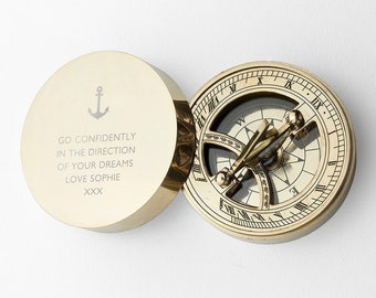 Retirement Gift, Personalized Engraved working compass, Teacher retirement gift, Retirement gifts for Men and women, Mom retirement Gift