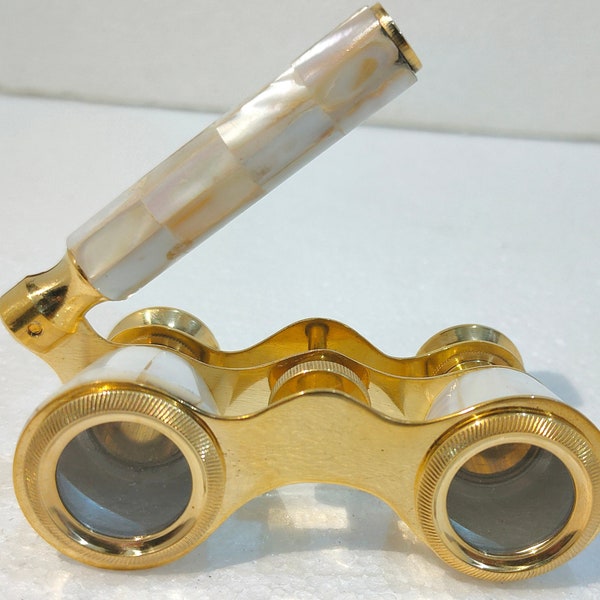 Opera Glasses With Mother Of Pearl-Nautical Binocular -Spyglasses -Groomsmen-Anniversary gift item best Father Day Gifts