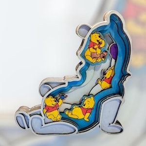 Pooh Bear Digital file svg Laser 3D Plaque, Winnie the Pooh Wall Art, Nursery Decor, Kids Room Decor, Cute Gift