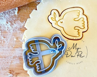 Peace dove Cookie cutter / Easter Cookie cutter / No War Cookie cutter / MyDoPe cookie cutter