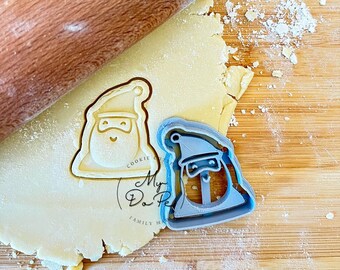 Christmas cookie cutter | Santa cookie cutter | MyDoPe cookie cutters | Fondant and Clay cutter | Christmas gift idea